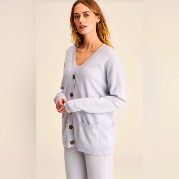 Naadam women’s Cashmere Boyfriend Cardigan size XS - Picture 2 of 10